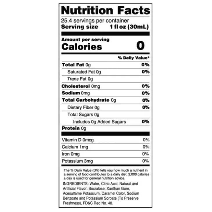 Jordan's Skinny Syrups Cherry Flavor Infusion - Polished Boutique