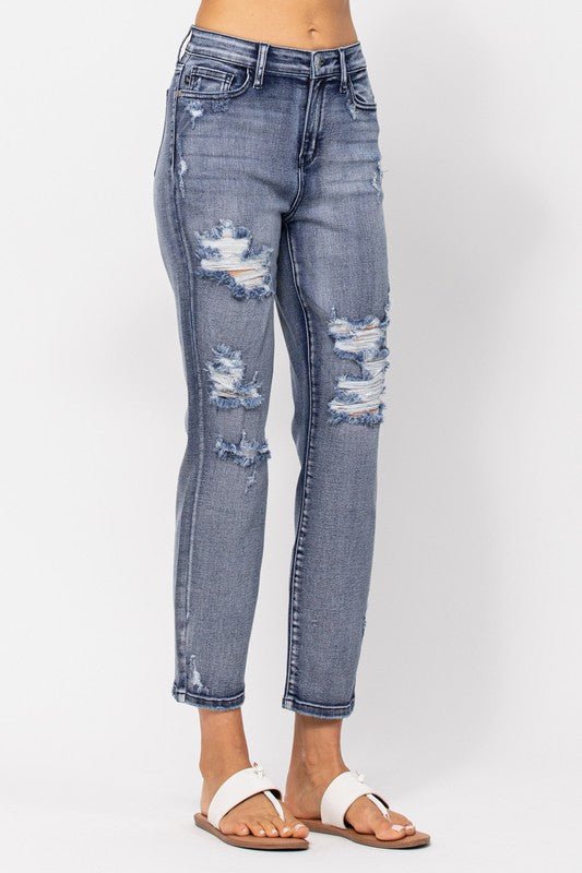 Judy Blue High Waist Boyfriend - Polished Boutique