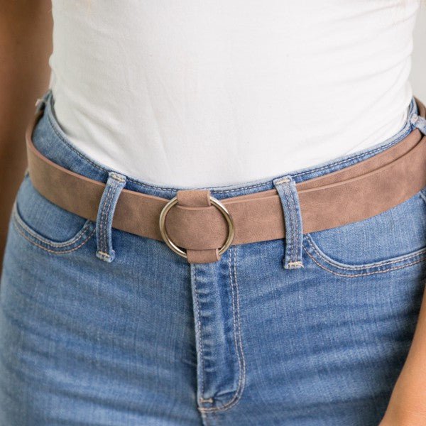 O Ring Buckle Belt - Polished Boutique