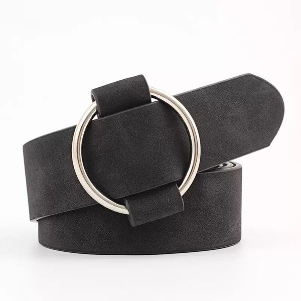 O Ring Buckle Belt - Polished Boutique