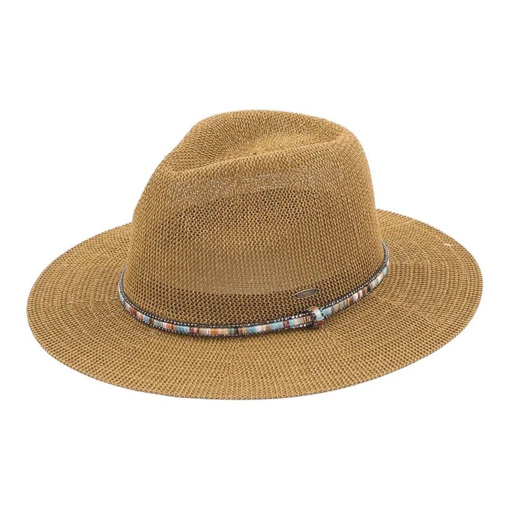 The Beaded Panama Hat - Polished Boutique
