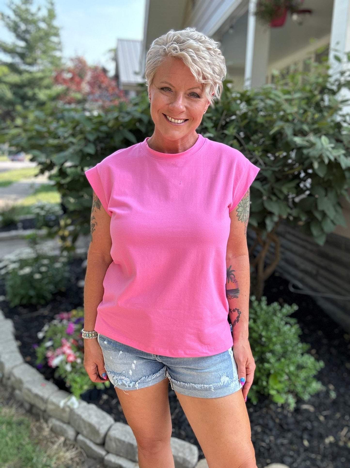The Kira Short Sleeve Top - Polished Boutique