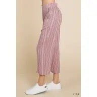 Women's Pink Cropped Pants - Polished Boutique